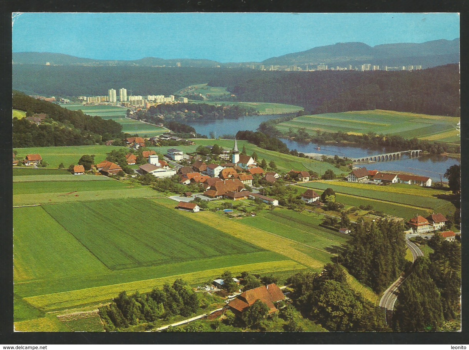 WOHLEN BE Mittelland Flugaufnahme 1977 - Wohlen Bei Bern