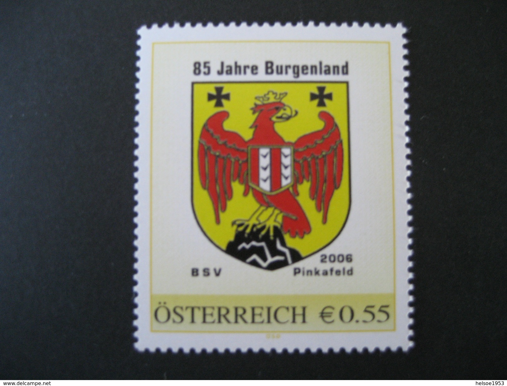 Pers.BM** 85 Jahre Burgenland BSV Pinkafeld 2006 - Timbres Personnalisés