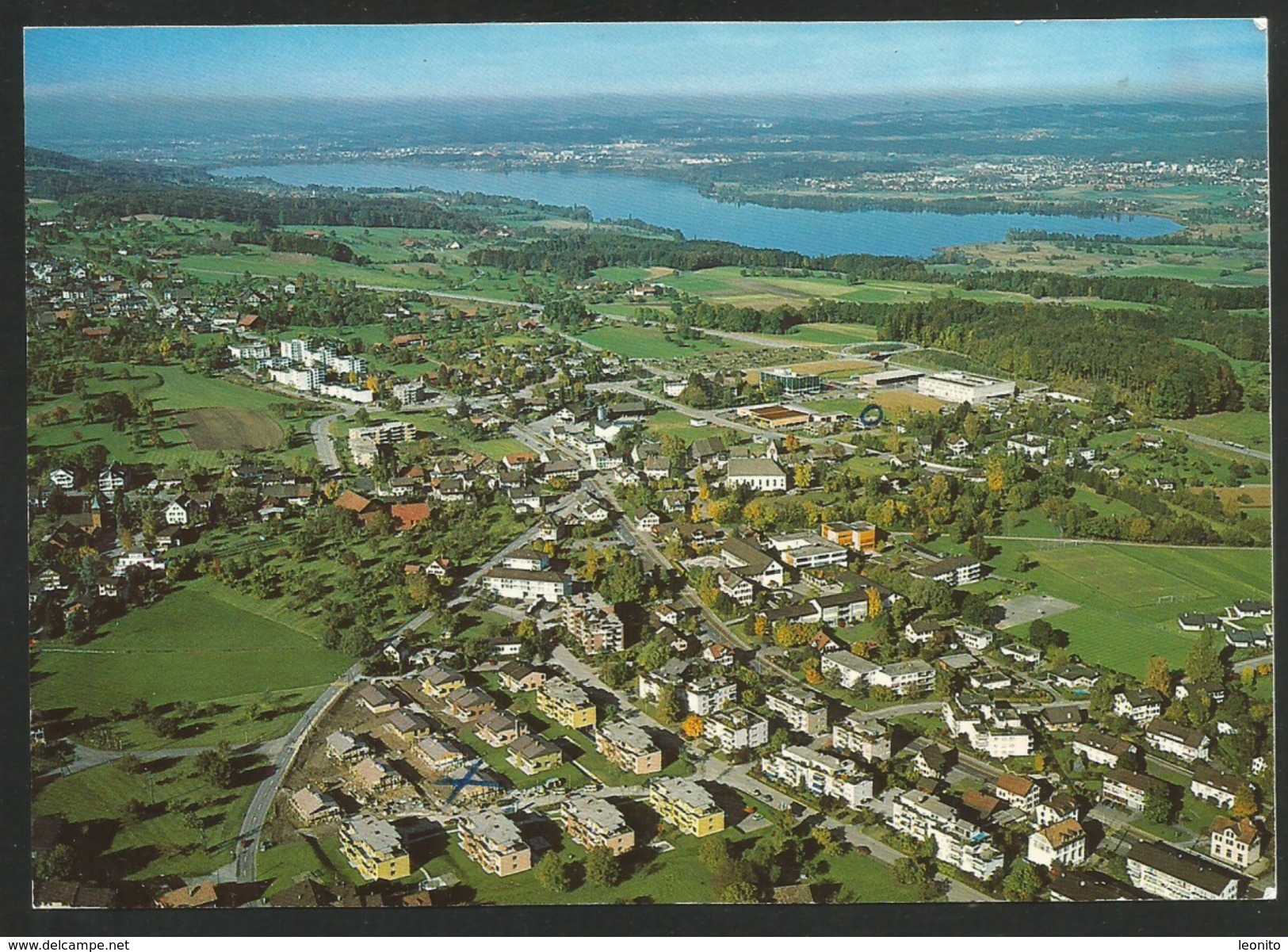 EGG ZH Greifensee Uster Flugaufnahme 1981 - Greifensee