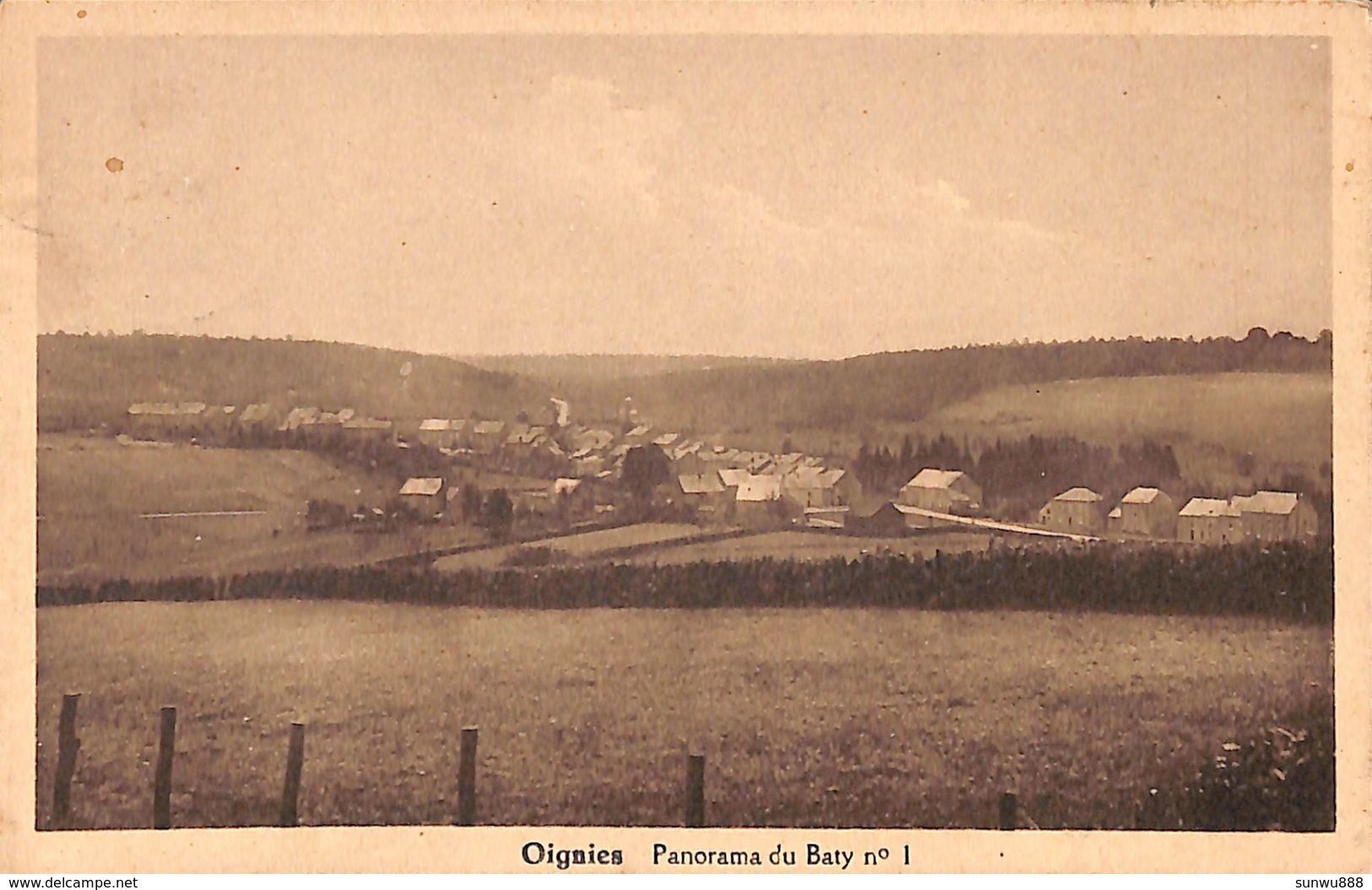 Oignies - Panorama Du Baty N° 1 (1943) - Viroinval