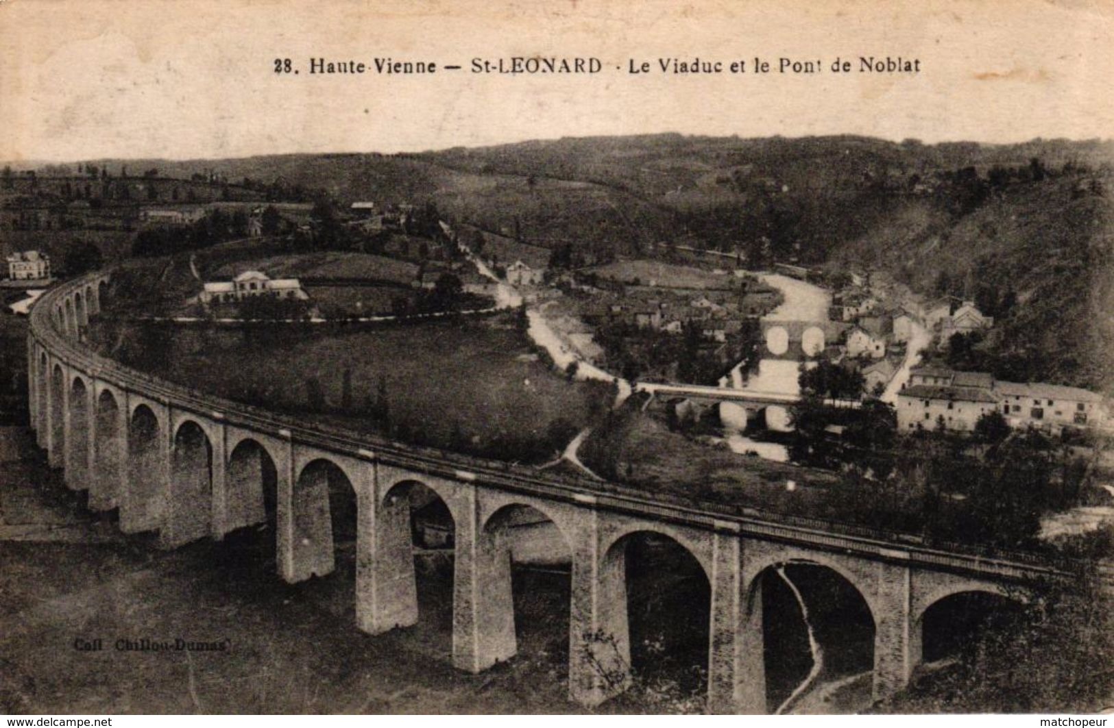 HAUTE VIENNE -86- ST LEONARD LE VIADUC ET LE PONT DE NOBLAT - Saint Leonard De Noblat