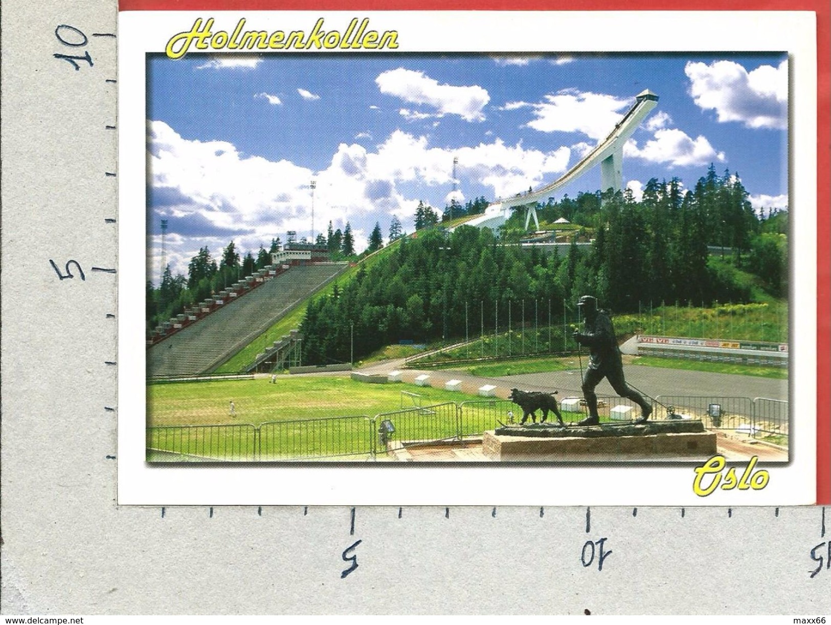 CARTOLINA VG NORVEGIA - OSLO - Holmenkollen Skianlegg - 10 X 15 - ANN. 2003 - Norvegia