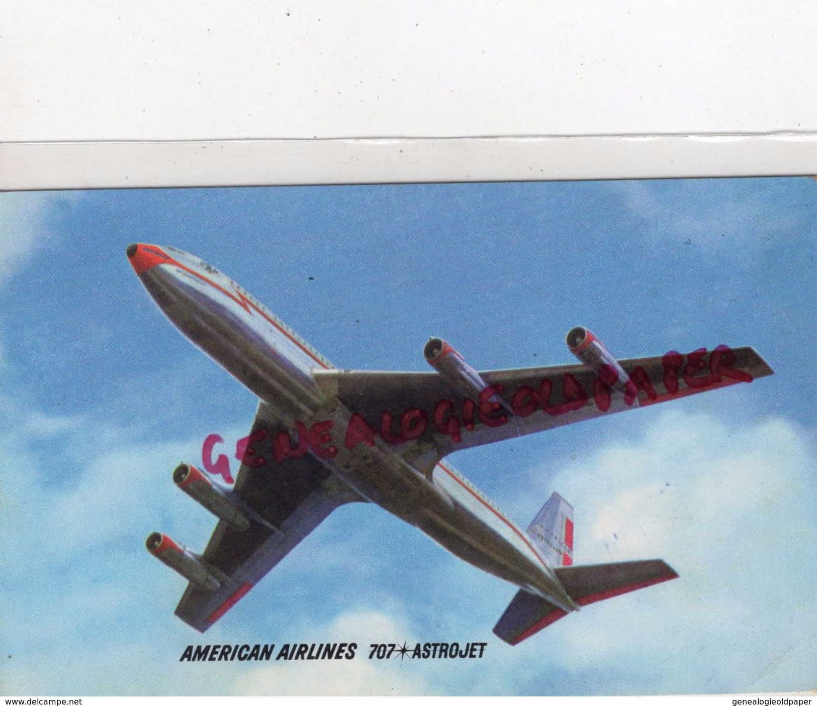 AVIATION - AVION - AMERICAN AIRLINES  ASTROJETS 707 - 1946-....: Era Moderna