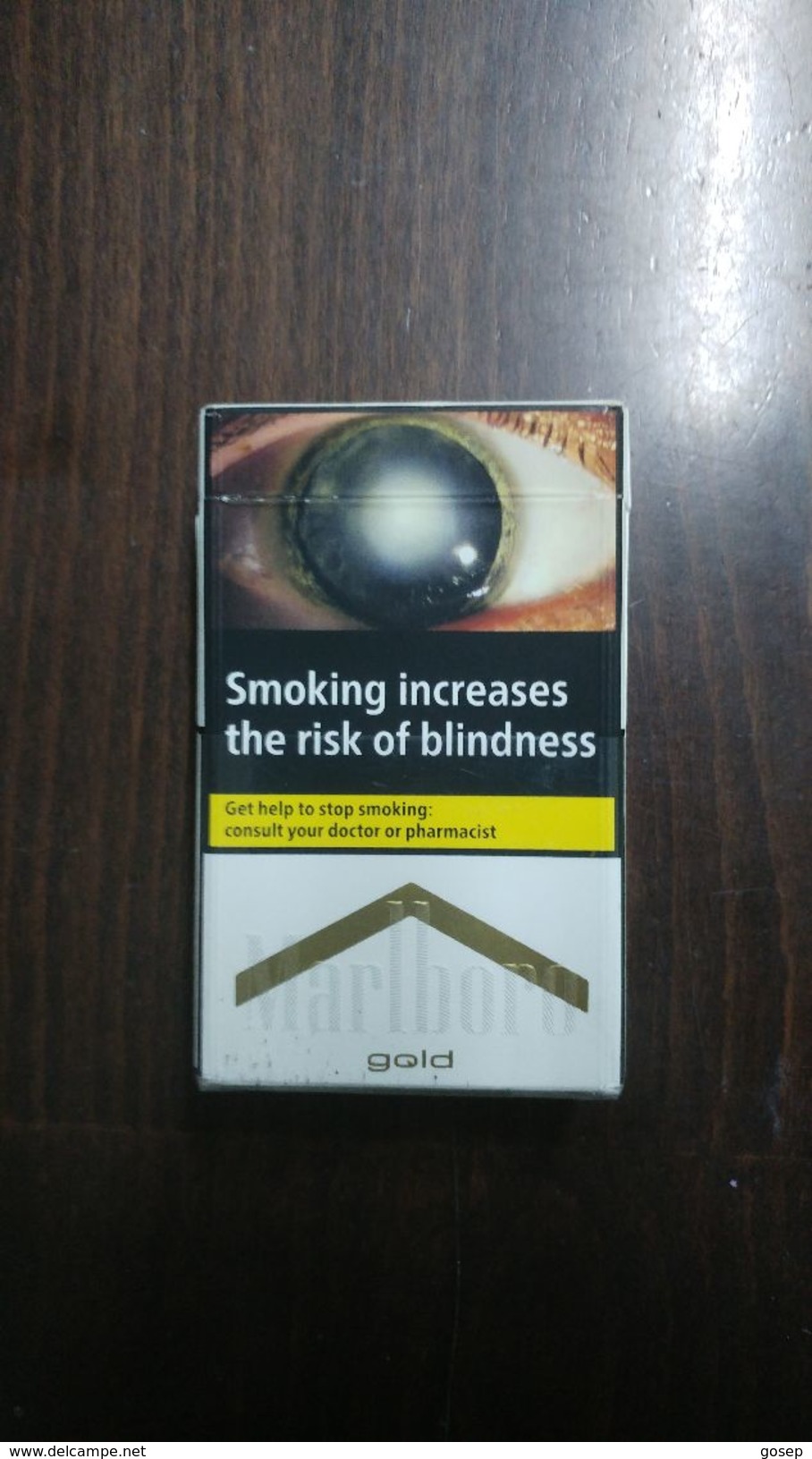 Boxes-Ceska Republika-box Empty Cigarette-marlboro-gold - Empty Cigarettes Boxes