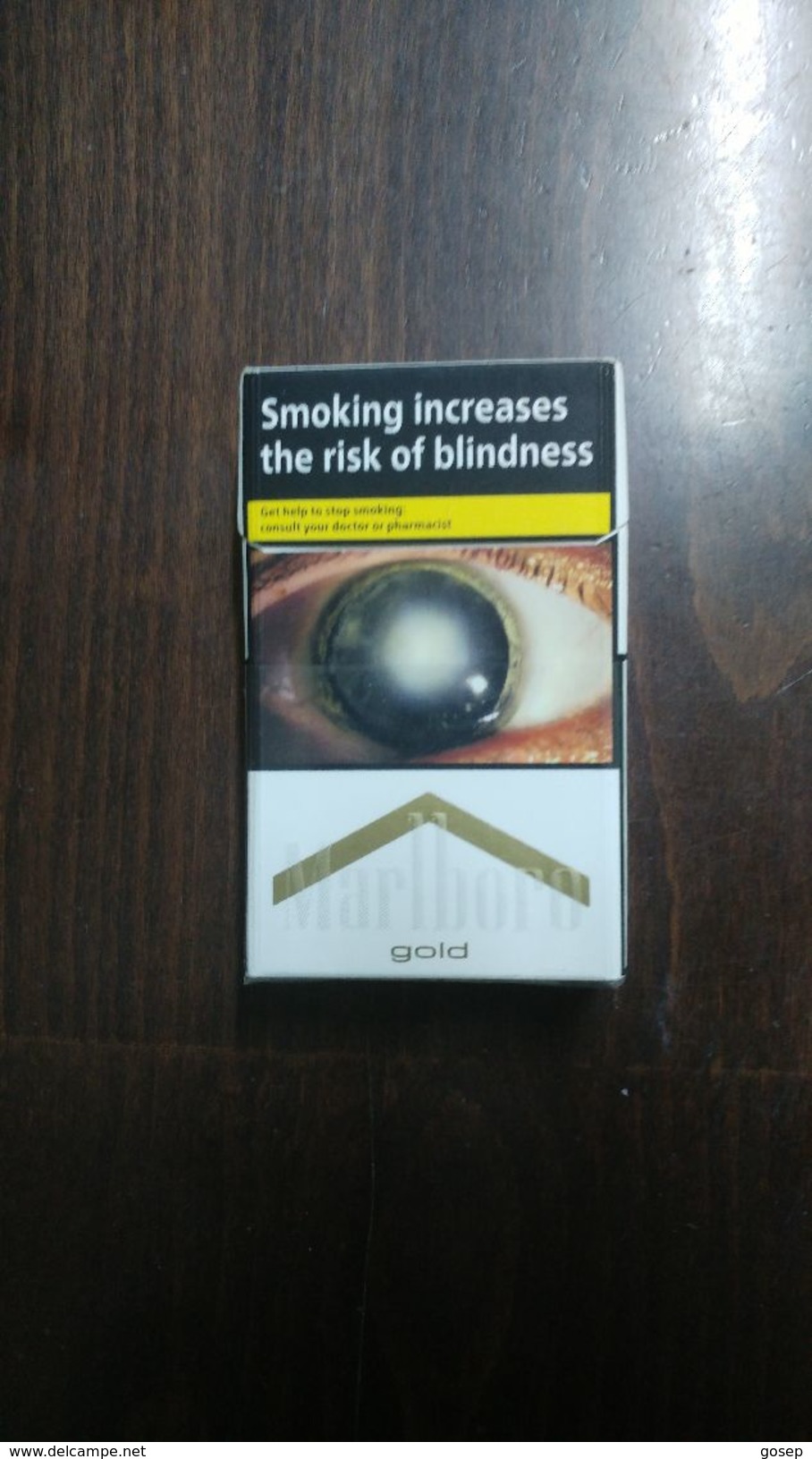 Boxes-Ceska Republika-box Empty Cigarette-marlboro-gold - Estuches Para Cigarrillos (vacios)