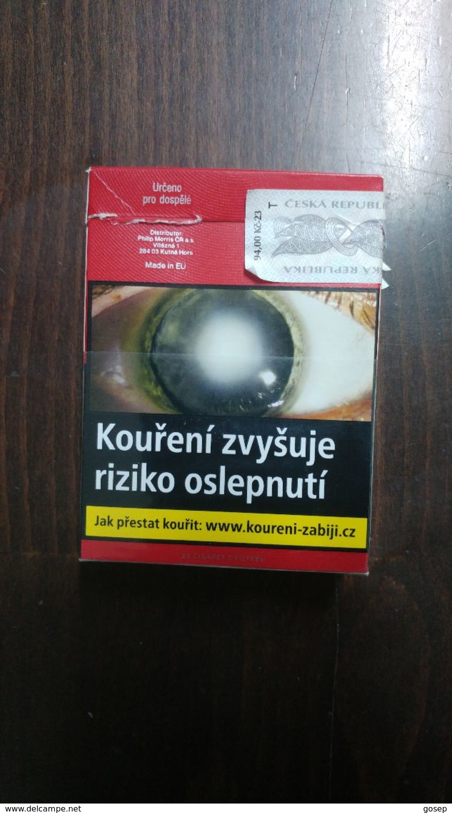 Boxes-Ceska Republika-box Empty Cigarette-marlboro-L&M-red Label - Estuches Para Cigarrillos (vacios)
