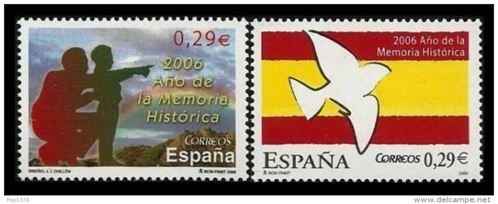 ESPAÑA 2006 -  AÑO DE LA MEMORIA HISTORICA - Edifil Nº 4286-4287 - Nuovi