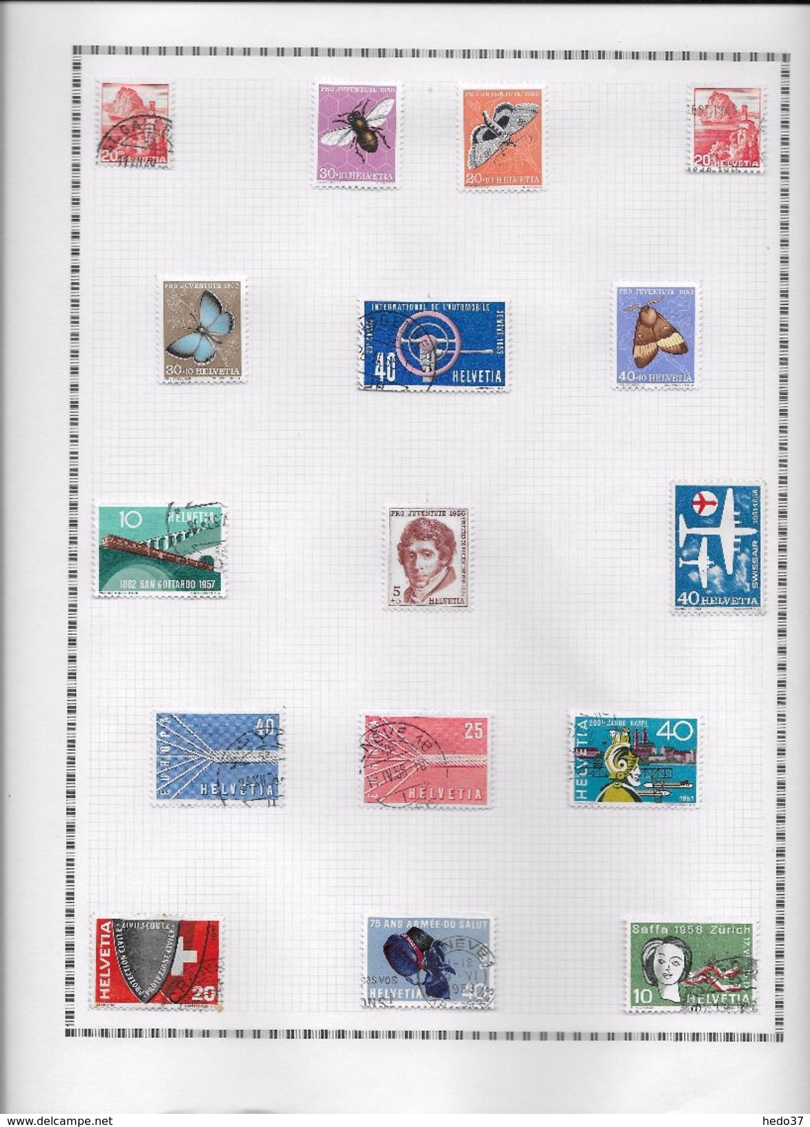 Suisse - Collection Vendue Page Par Page - Timbres Neufs Oblitérés - Neufs **/* - TB - Collections