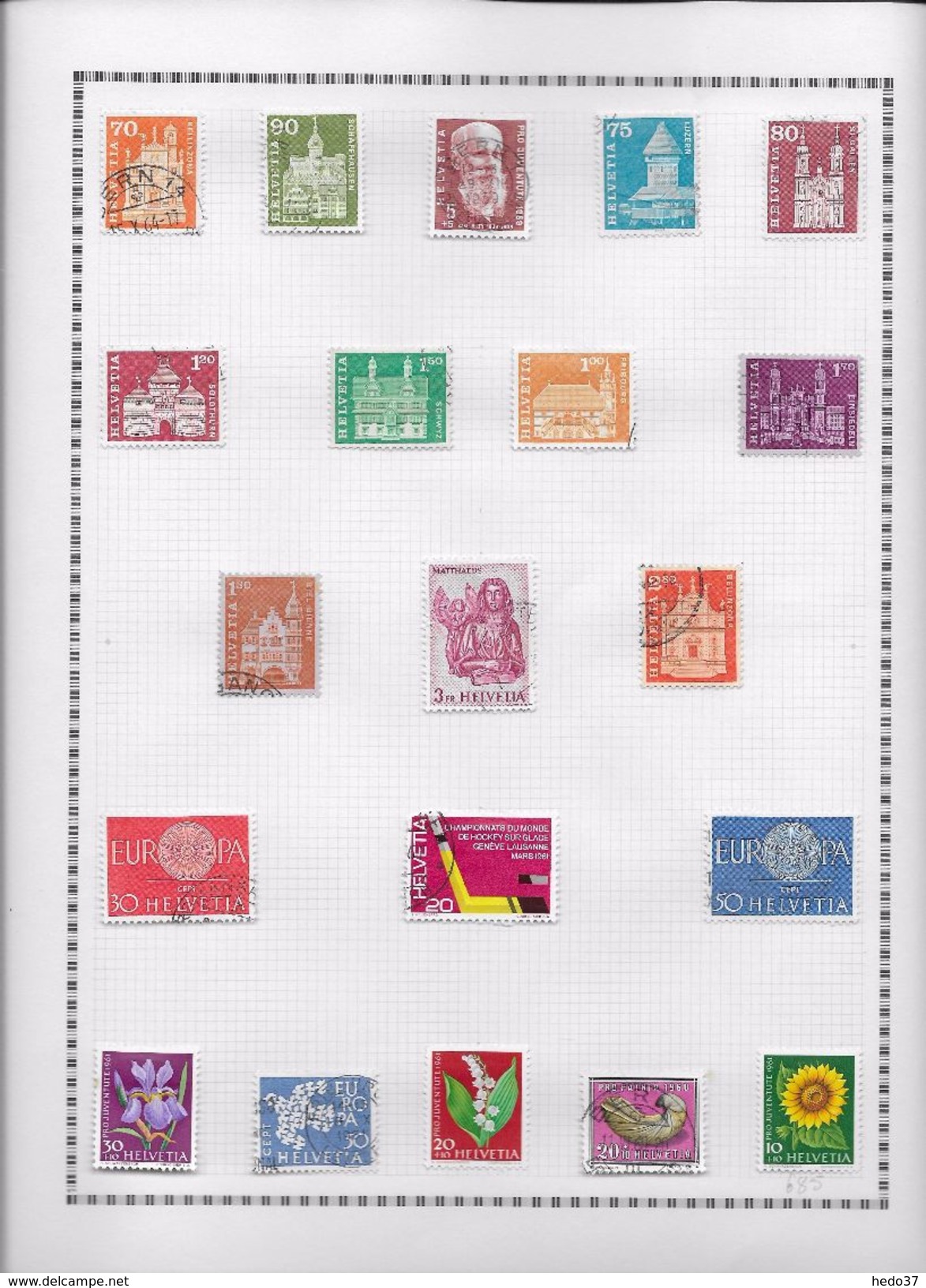 Suisse - Collection Vendue Page Par Page - Timbres Neufs Oblitérés - Neufs **/* - TB - Lotes/Colecciones