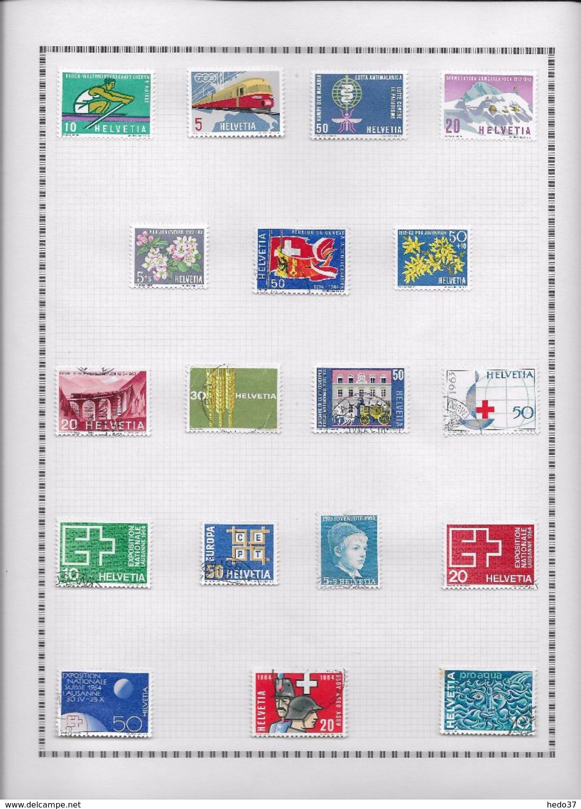 Suisse - Collection Vendue Page Par Page - Timbres Neufs Oblitérés - Neufs **/* - TB - Collections