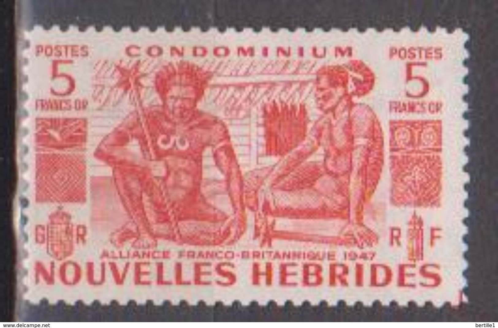 NOUVELLES HEBRIDES         N° YVERT  :    154       NEUF AVEC CHARNIERES  ( Ch  443 ) - Unused Stamps