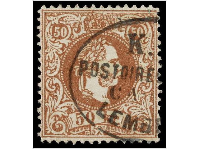 ° AUSTRIA. Mi.41I. 1867. 50 Kr. Brown, Fine Used. Michel.150&euro;. - Autres & Non Classés