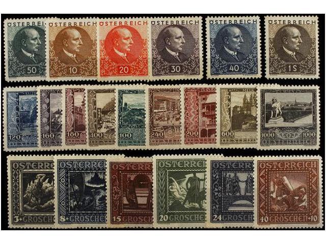 * AUSTRIA. Yv.304/12, 368/73. 1923-30. SERIES Completas. Yvert.150&euro;. - Other & Unclassified