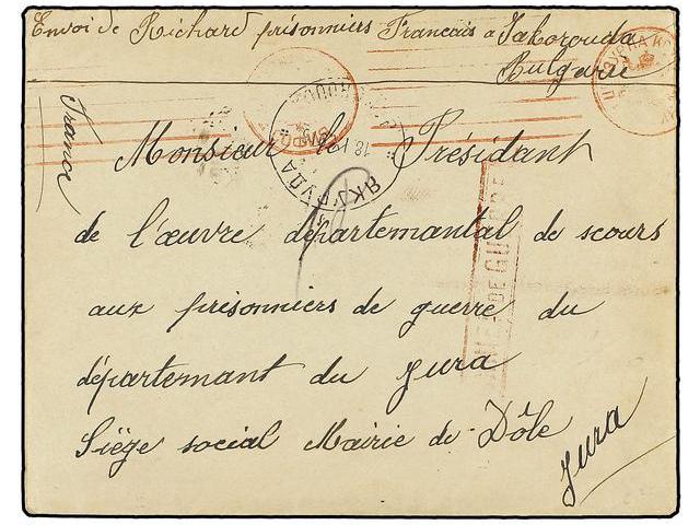 BULGARIA. 1916 (June 6). Letter From PHILIPPOLI To SEURRE. Date Stamped At Philippoli. Censor Mark Of Philippoli Togethe - Autres & Non Classés