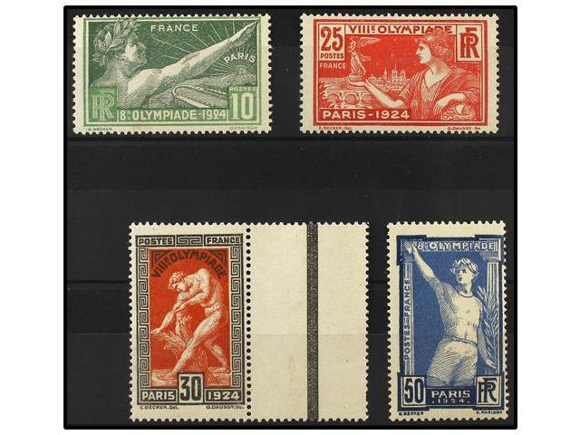 ** FRANCIA. Yv.183/86. 1924. Complete Set, Never Hinged. Yvert.155&euro;. - Autres & Non Classés