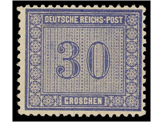 ** ALEMANIA. Mi.13. 1872. 30 Gr. Blue, Never Hinged. Michel.300&euro;. - Autres & Non Classés