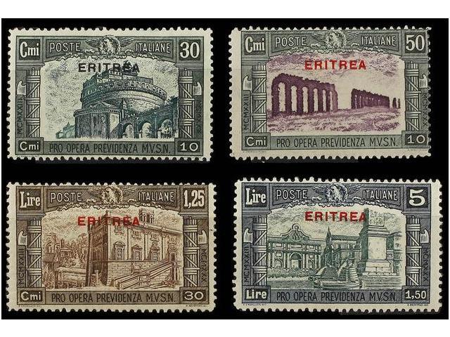 ** ERITREA. Sa.170/73. 1930. Complete Set, Never Hinged. Sassone.600&euro;. - Autres & Non Classés