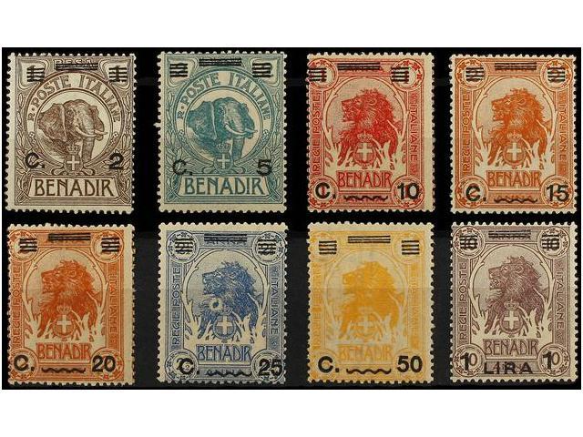 ** SOMALIA. Sa.73/80. 1926. Complete Set, Never Hinged. Sassone.450&euro;. - Autres & Non Classés