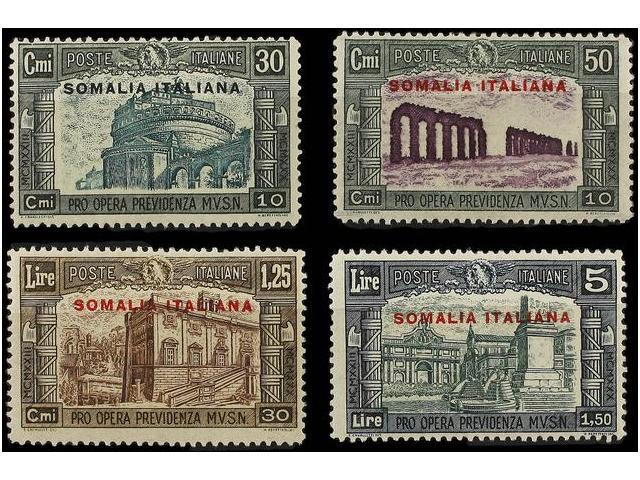 ** SOMALIA. Sa.140/43. 1930. Complete Set, Never Hinged. Sassone.600&euro;. - Autres & Non Classés