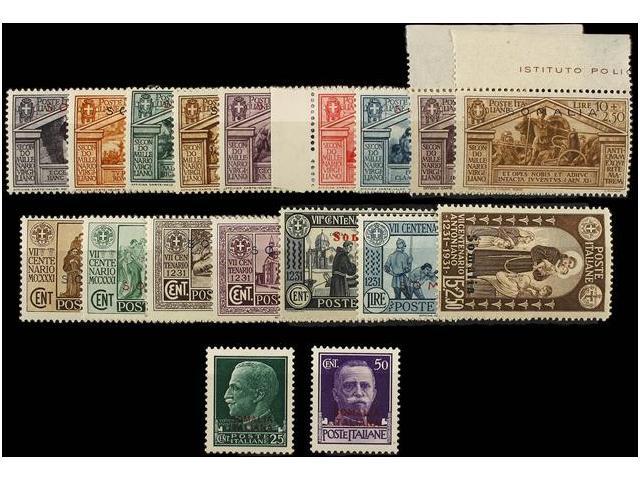 ** SOMALIA. Sa.149/57, 158/64, 165/66. 1930. Complete Sets, Never Hinged. Sassone.210&euro;. - Autres & Non Classés