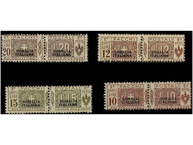 ** SOMALIA. Sa.PP50/53. 1926. PACCHI POSTALI. Complete Set, Never Hinged. Sassone.600&euro;. - Autres & Non Classés