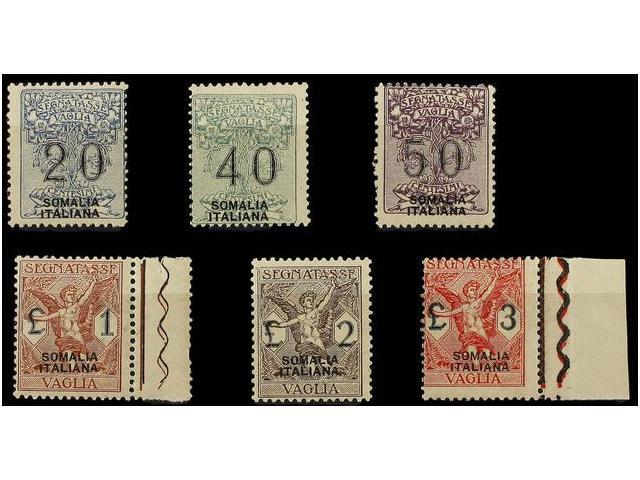 ** SOMALIA. Sa.V7/12. 1926. VAGLIA. Complete Set, Never Hinged. Sassone.320&euro;. - Autres & Non Classés