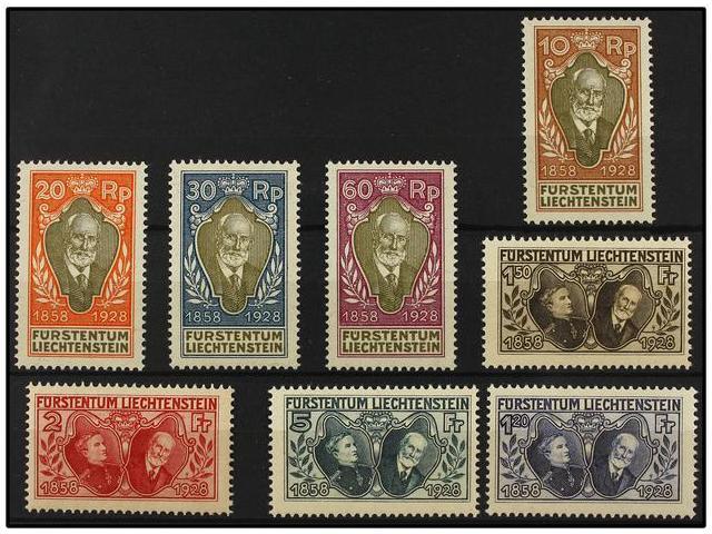 ** LIECHTENSTEIN. Yv.82/89. 1928. Complete Set, Never Hinged. Yvert.1.150&euro;. - Autres & Non Classés