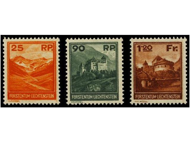 ** LIECHTENSTEIN. Mi.119/21. 1933. Complete Set, Never Hinged. Michel.1.000&euro;. - Autres & Non Classés