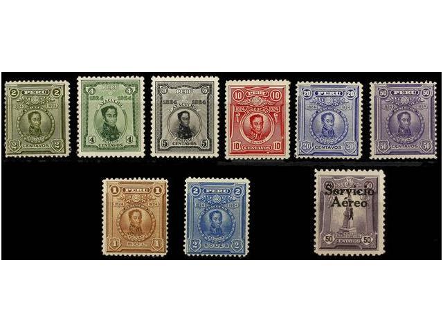 * PERU. Yv.201/08 Y A-1. 1924-27. SERIES COMPLETAS. Yvert.180&euro;. - Autres & Non Classés