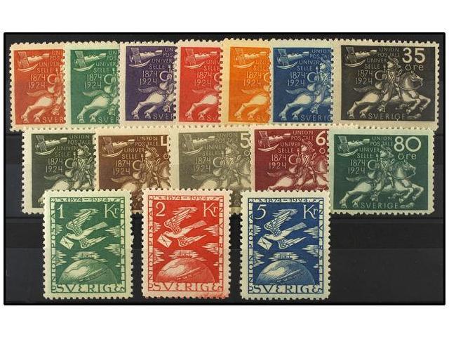 ** SUECIA. Fa.211/25. 1924. Complete Set, Never Hinged. Facit.13.500 Skr. - Autres & Non Classés