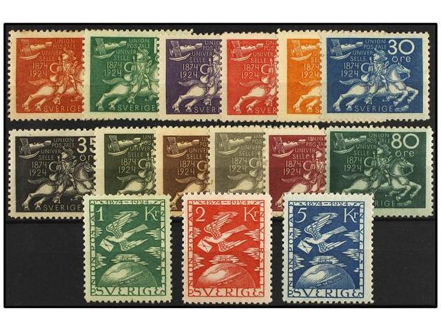 * SUECIA. Yv.178/92. 1924. COMPLETE Set. Yvert.900&euro;. - Autres & Non Classés