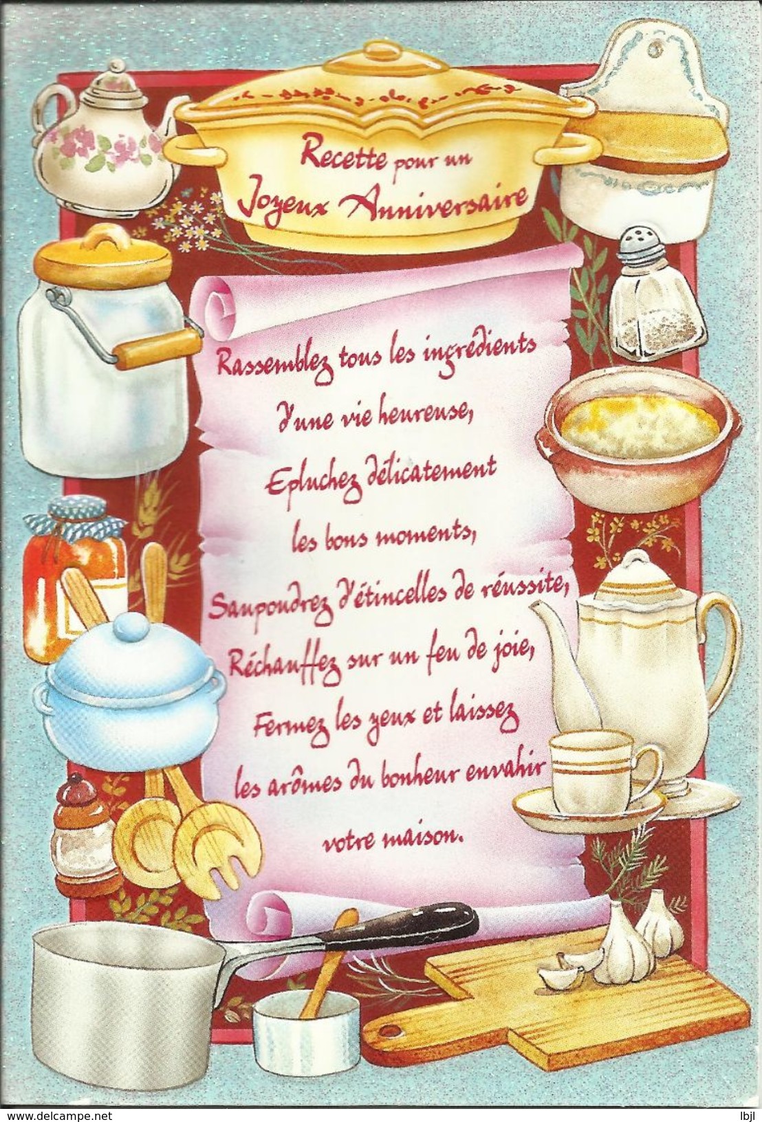 Recette Pour Un Joyeux Anniversaire - Birthday