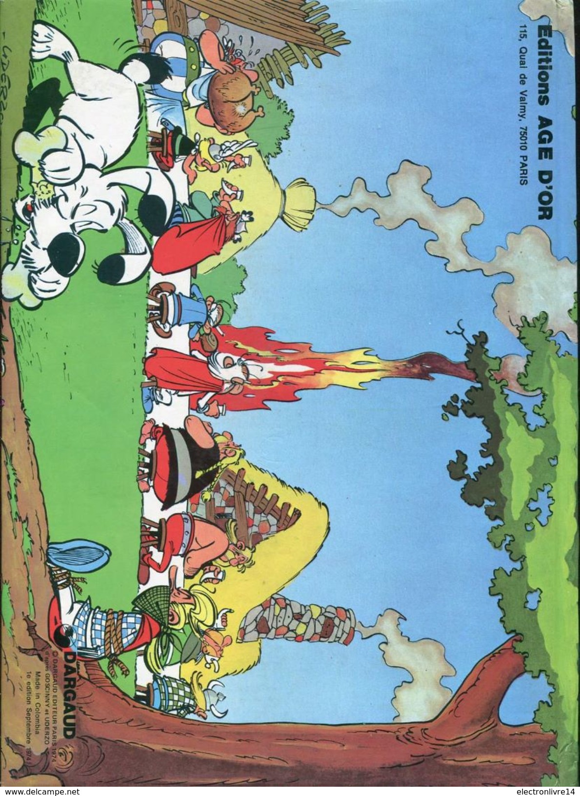 Goscinny & Uderzo Les Voyages D'asterix Le Gaulois Livre A Systeme Ed Age D'or - Astérix