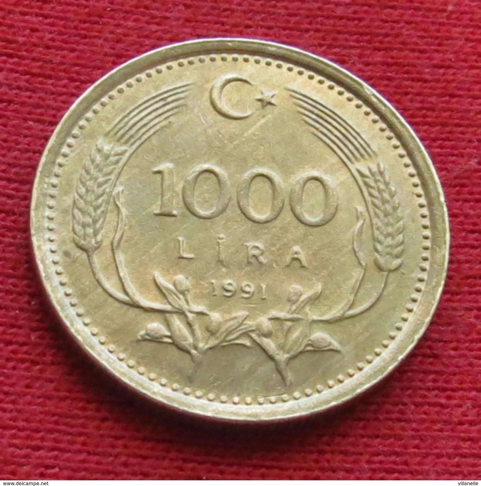 Turkey 1000 Lira 1991 KM# 997  Turquia Turquie - Turquia