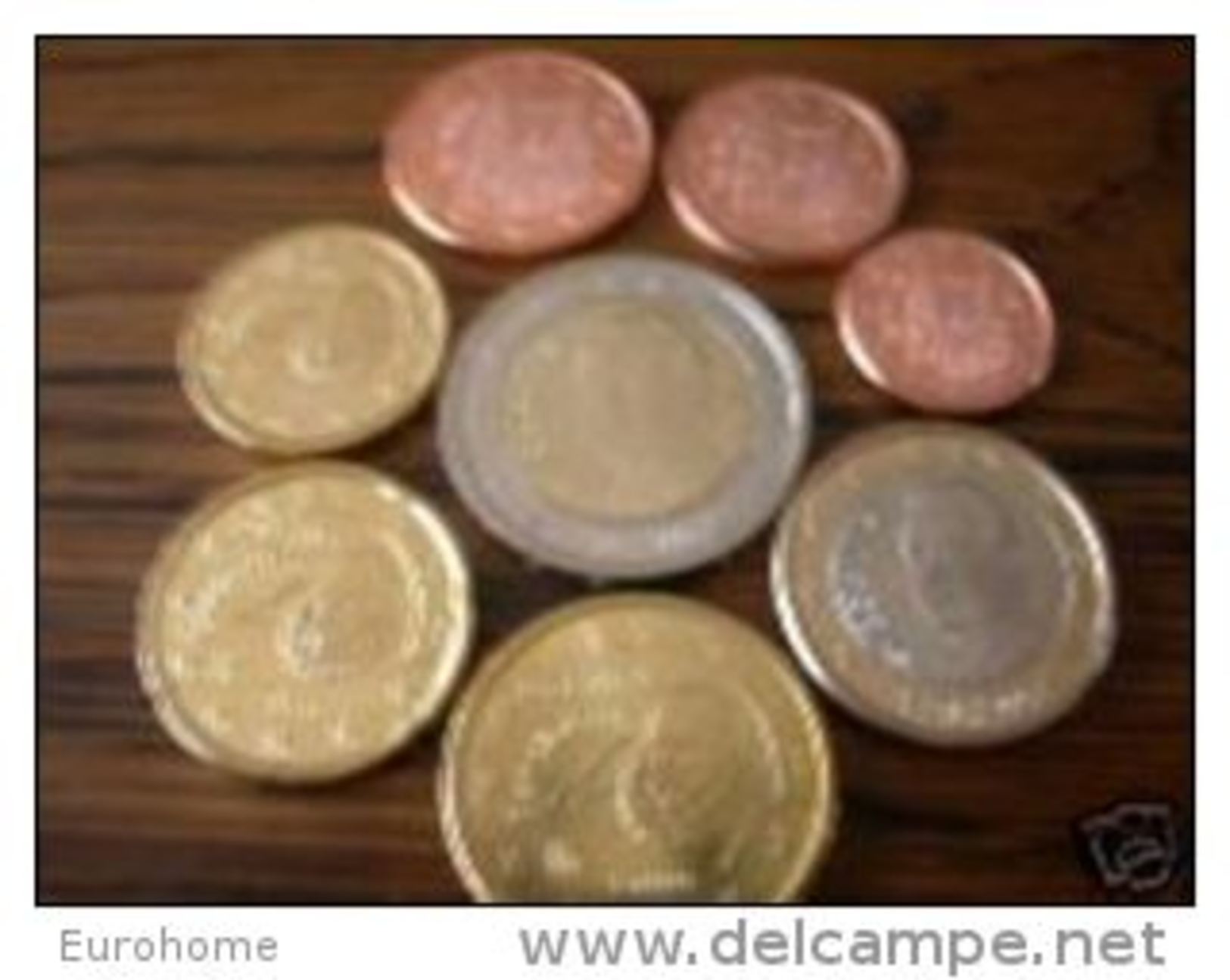 Spanje  2011    De Volledige Set Van 8 Munten / 8 Pieces De 1ct A 2 Euro .     UNC Uit De Rol  UNC Du Rouleaux - España