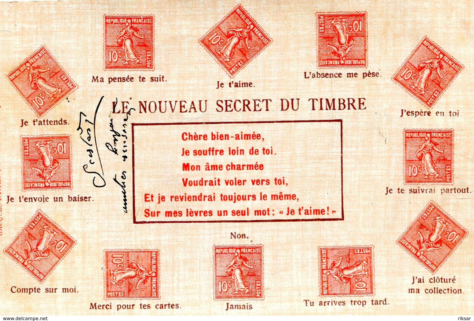 LE SECRET DU TIMBRE - Timbres (représentations)