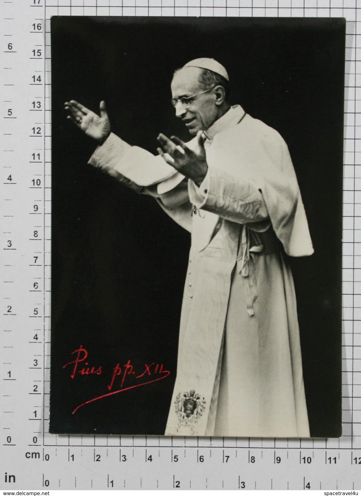 POPE PIUS XII (Eugenio Maria Giuseppe) - Vintage PHOTO POSTCARD (181-A) - Popes