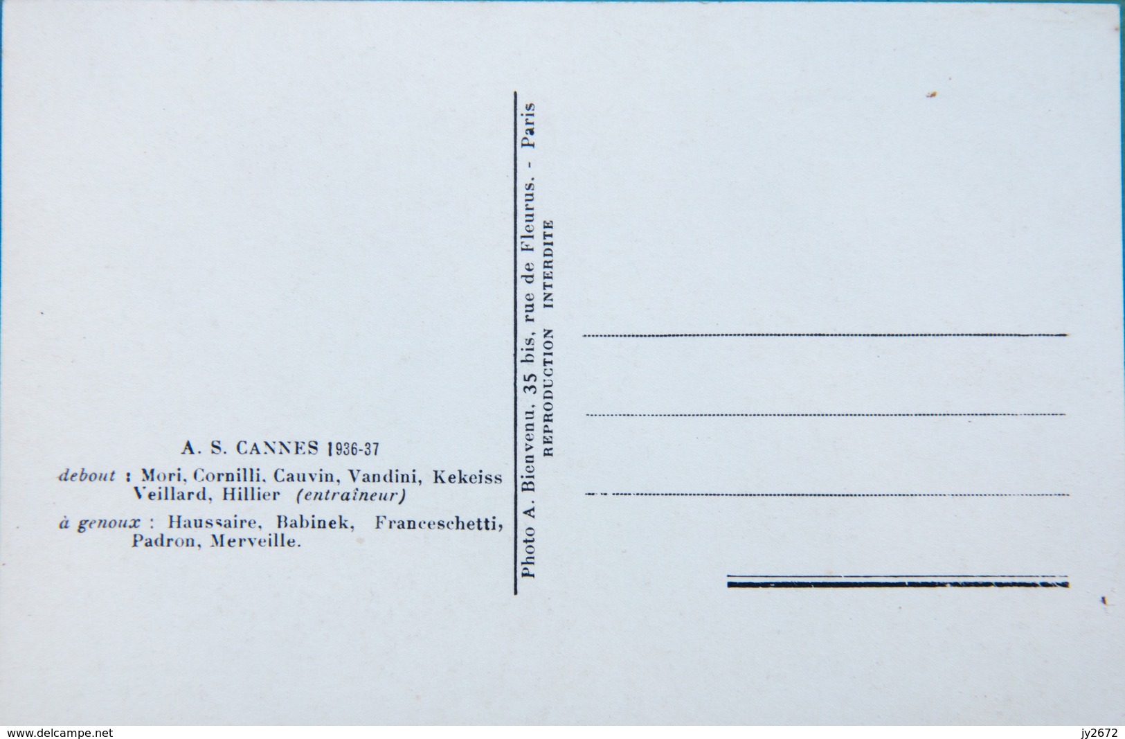 A.S. Cannes 1936-37 - Soccer