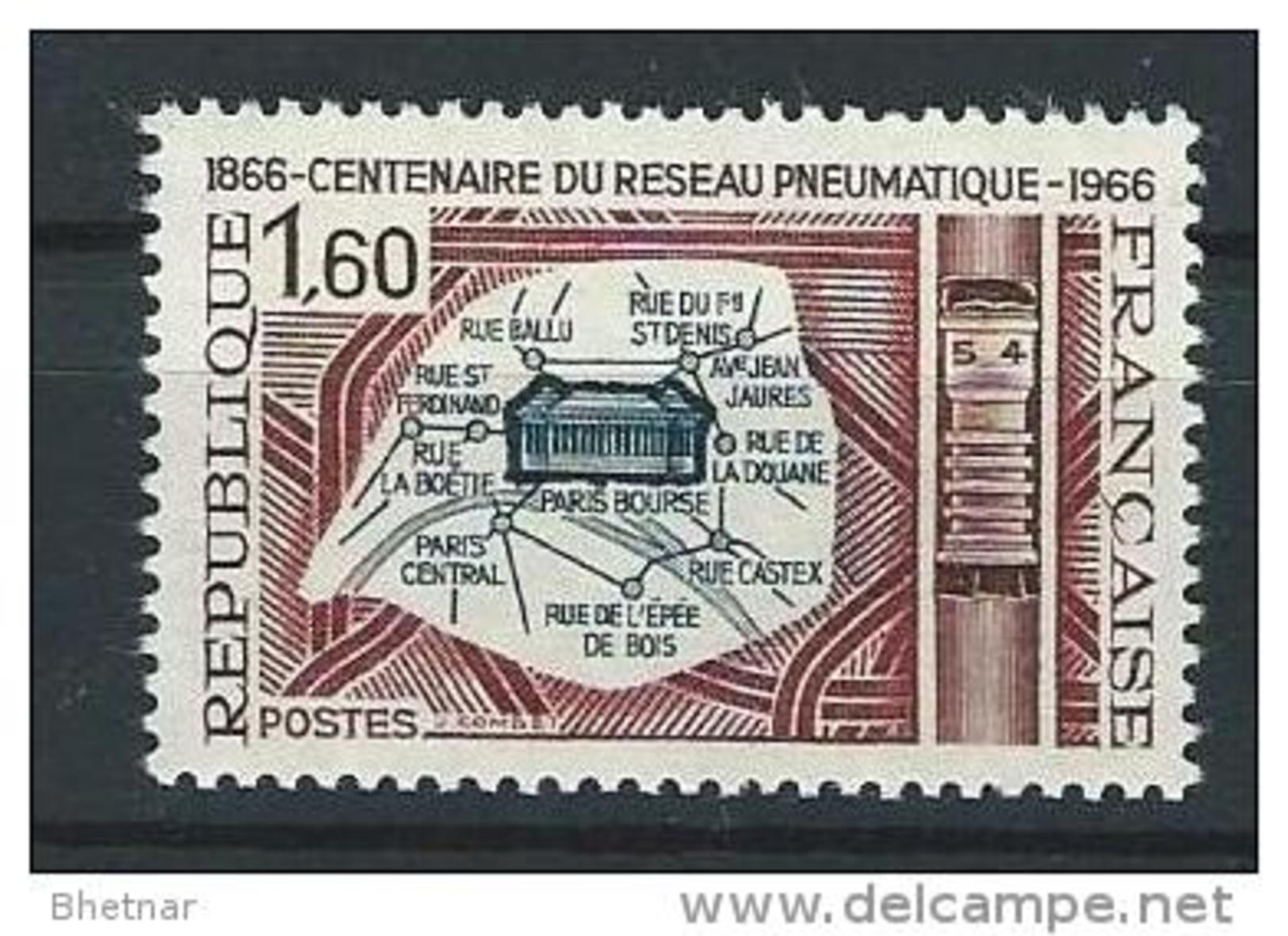 FR YT 1498 " Poste Pneumatique " 1966 Neuf** - Nuovi