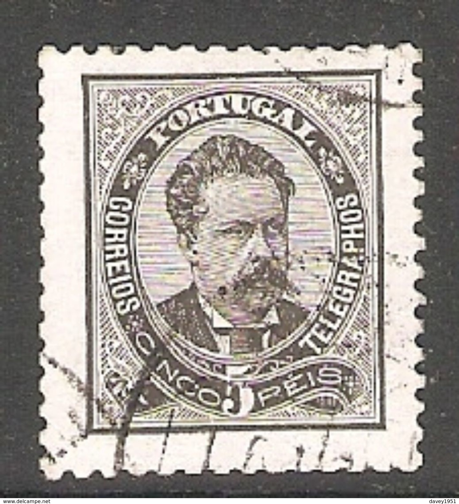 005399 Portugal 1880 5 Reis FU Perf 11.5 - Used Stamps