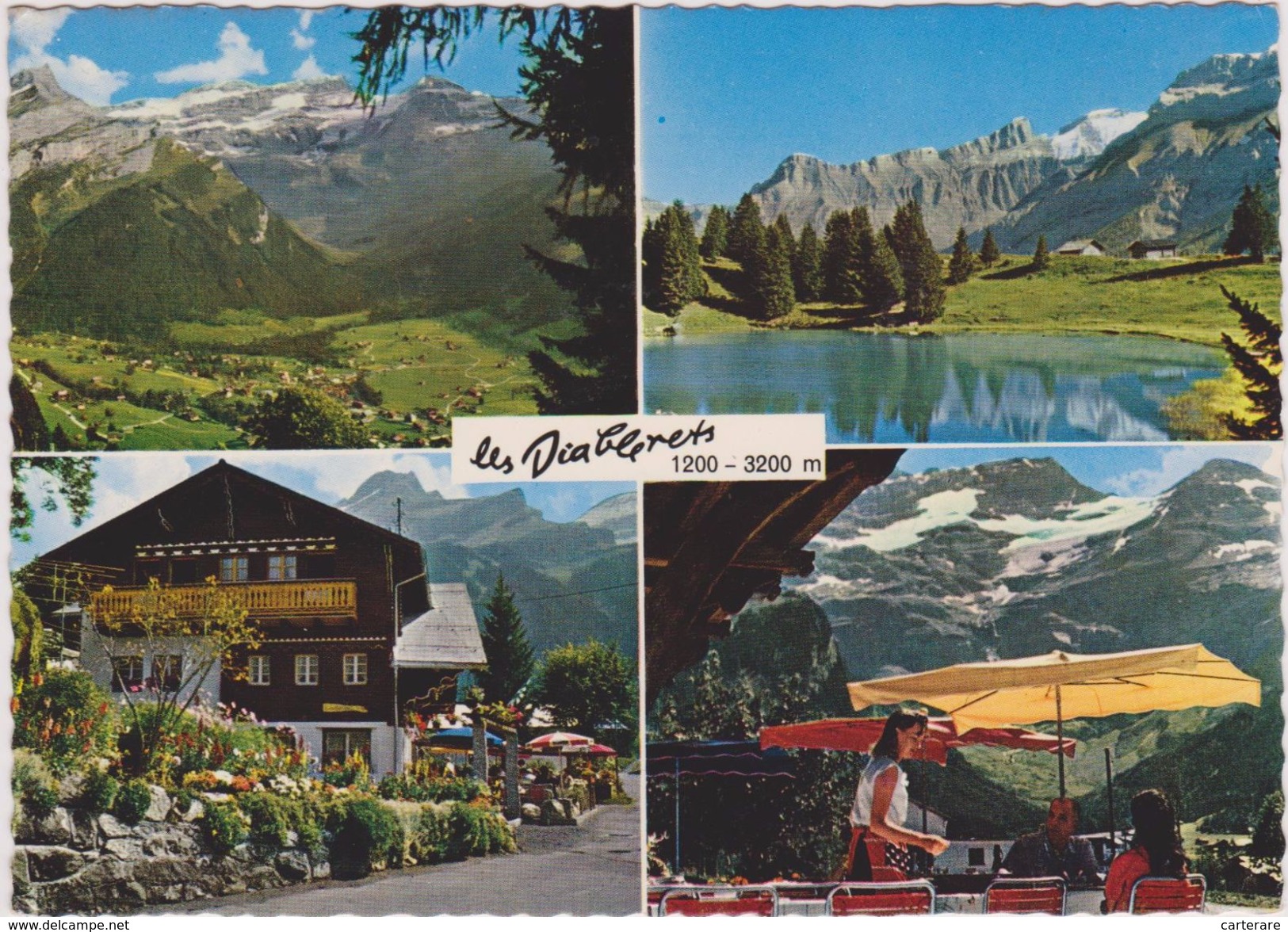 SUISSE,HELVETIA,SWISS,SWITZERLAND,SCWEIZ,SVIZZERA,VAUD,LES DIABLERETS,RESTAURANT,LAC - Sonstige & Ohne Zuordnung