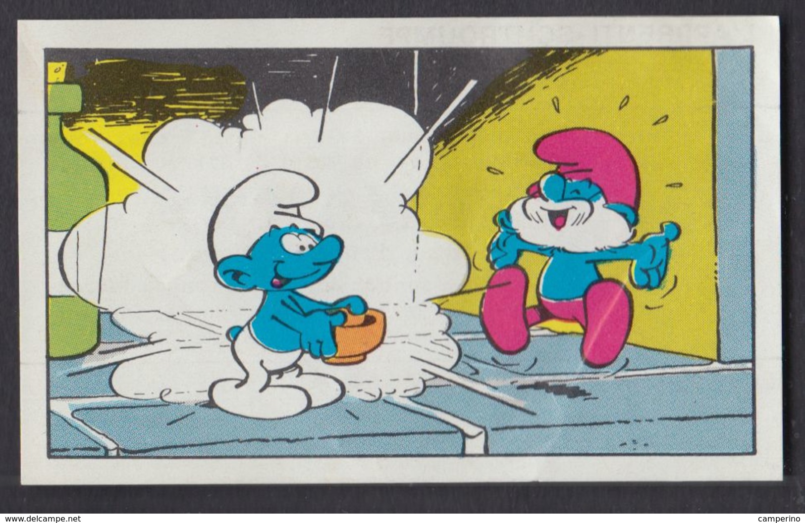 N° 188  L'apprenti Schtroumpf Smurf Puffi Schtroumpfs Ancienne Image Chromos Kwatta - Andere & Zonder Classificatie