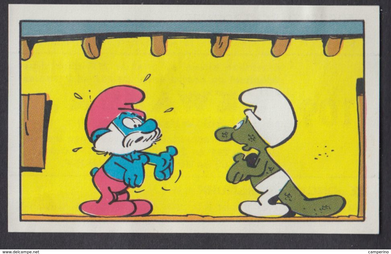 N° 109  L'apprenti Schtroumpf Smurf Puffi Schtroumpfs Ancienne Image Chromos Kwatta - Andere & Zonder Classificatie