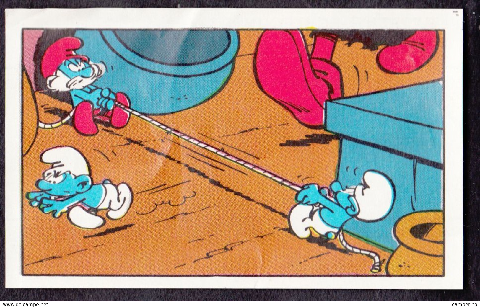 N° 145  L'apprenti Schtroumpf Smurf Puffi Schtroumpfs Ancienne Image Chromos Kwatta - Andere & Zonder Classificatie