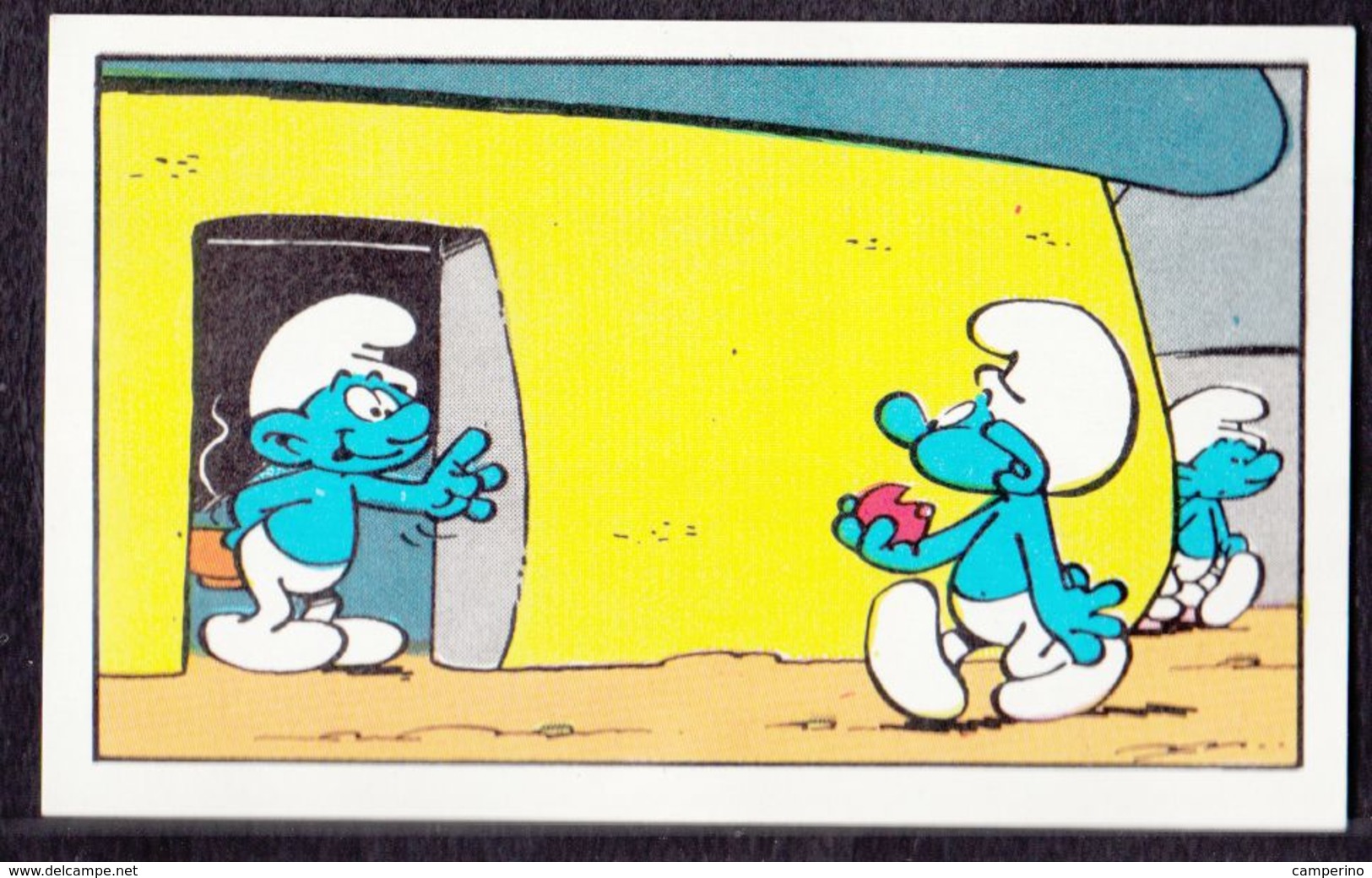 N° 94  L'apprenti Schtroumpf Smurf Puffi Schtroumpfs Ancienne Image Chromos Kwatta - Andere & Zonder Classificatie