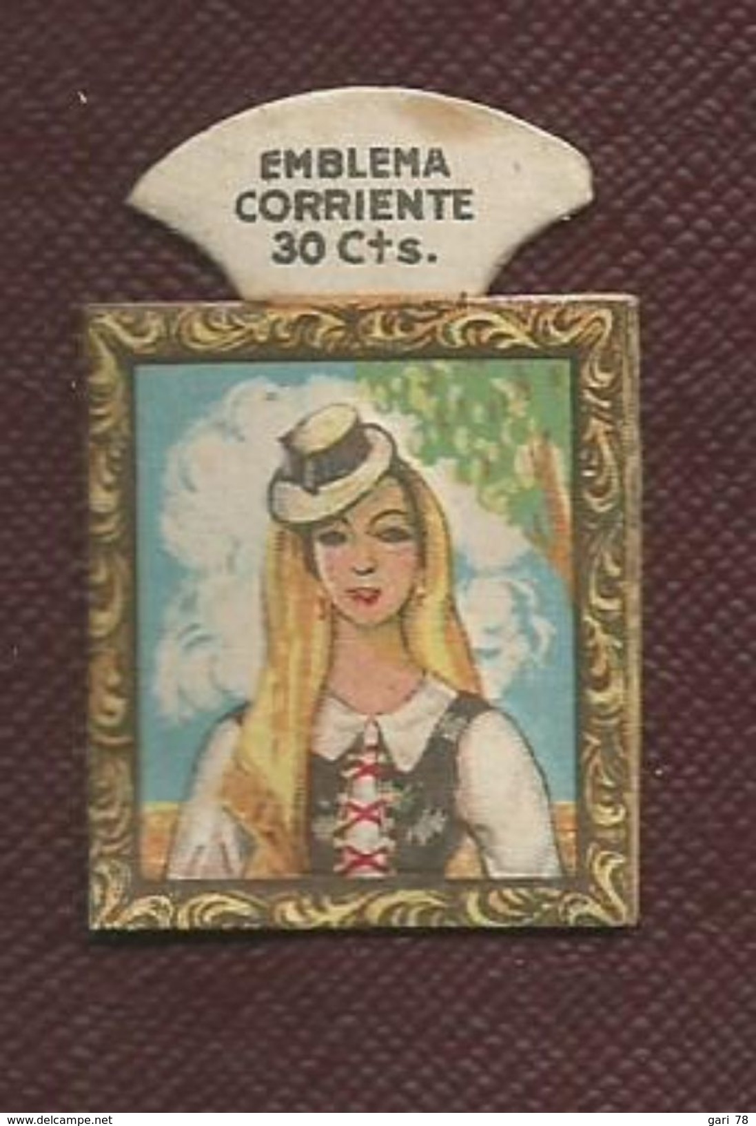 EMBLEMA CORRIENTE 30 Cts Série H N° 4 - TINERFENA - Autres & Non Classés