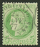 5c CERES Obl. PORT-SAID PAQ FR N N°4. Oblitération Rare Surtout Sur Petite Valeur. TTB. - Altri & Non Classificati