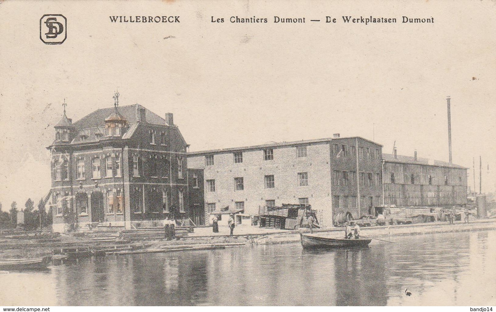 Willebroeck - 1918 - Les Chantiers Dumont - De Werkplaatsen Dumont - 2 Scan - Willebroek