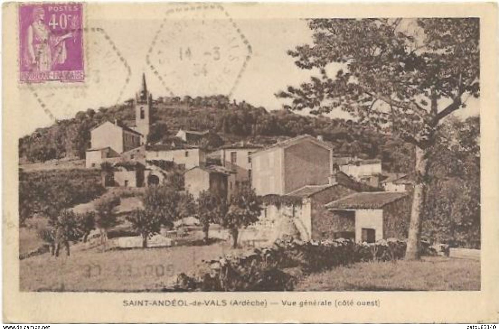 07.  ST ANDEOL DE VALS - Autres & Non Classés