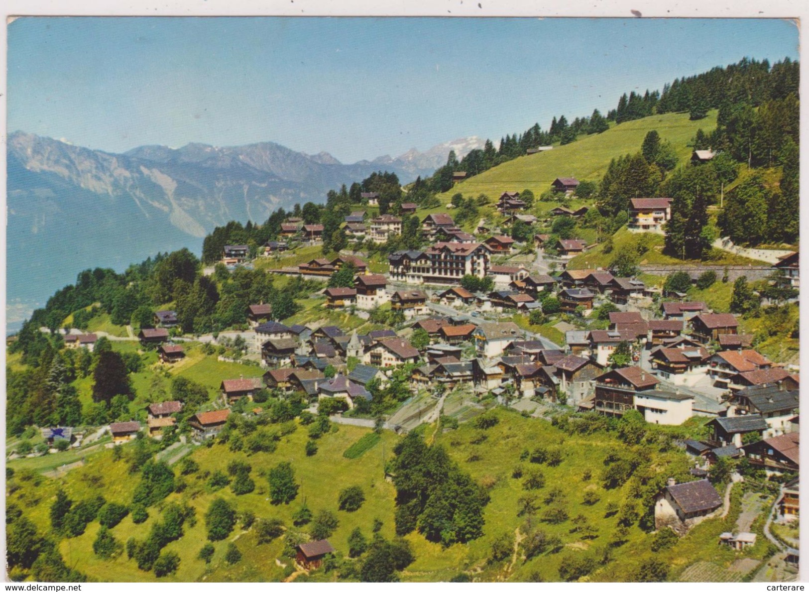 SUISSE, GRYON,vaud,district D´aigle,BEX,VUE AERIENNE,VILLAGE - Gryon